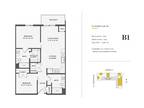 The Scott at Brush Park - 1 Bedroom w/ Den Unit - B1