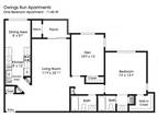 The Apartments at Owings Run - 1BR 2BA w/Den (1040sf)