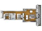 The Quarter Lofts - One Bedroom Floor Plan Unit A-21