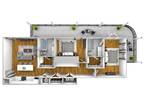 The Quarter Lofts - Two Bedroom Floor Plan Unit A-22