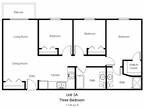 Dove Tree Apartments - Three Bedroom Apartment