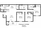 Copper Gate Apartments - Three Bedroom - A