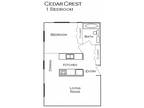 Cedar Crest Apartments - Renovated Small 1 Bedroom 1 Bath