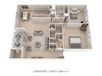 Quail Hollow Apartment Homes - Two Bedroom 2 Bath - 1,084 sqft