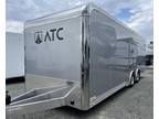 2023 ATC Raven Silver Frost 102"X24' Race Trailer-Car Hauler