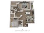 Estates at McDonough Apartment Homes - Two Bedroom 2 Bath- Lower 1097sqft