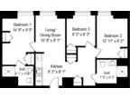 Pittsfield Apartments - 3 Bed, 2 Bath - Style C