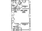 Pittsfield Apartments - 2 Bed, 2 Bath - Style J