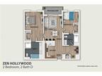 ZEN Hollywood - 2 Bedroom 2 Bath (B3)