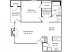 Cherry Knoll Apartments - A1BR - 827 sq. ft.