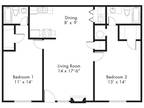 Aviare Place - B2 - 2 bedroom 2 bath