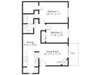 Aviare Place - B1 - 2 bedroom 1 bath