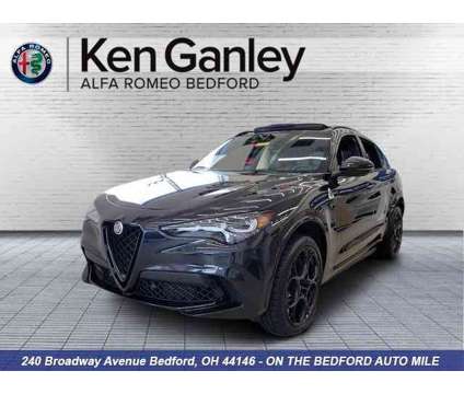 2024 Alfa Romeo Stelvio Quadrifoglio is a Black 2024 Alfa Romeo Stelvio Quadrifoglio SUV in Bedford OH