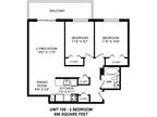 Horizon Towers - 2 Bed 1 Bath B