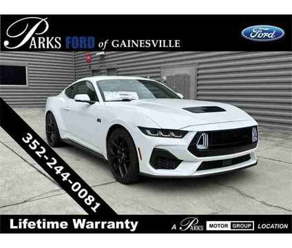 2024 Ford Mustang GT Premium is a White 2024 Ford Mustang GT Premium Coupe in Gainesville FL
