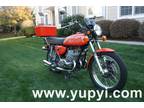 1972 Kawasaki H1 500 Orange Sport Bike