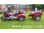 2002 Honda Goldwing 1800 Reverse Trike w/Custom Trailer