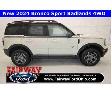 2024 Ford Bronco Sport Badlands is a Tan 2024 Ford Bronco SUV in Canfield OH