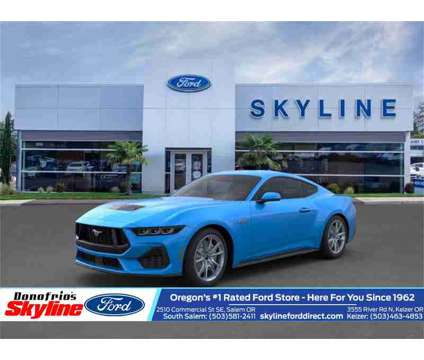 2024 Ford Mustang GT Premium is a Blue 2024 Ford Mustang GT Premium Coupe in Salem OR