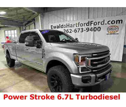 2021 Ford F-350SD Platinum FX4 OFF-ROAD PKG is a Silver 2021 Ford F-350 Platinum Truck in Milwaukee WI
