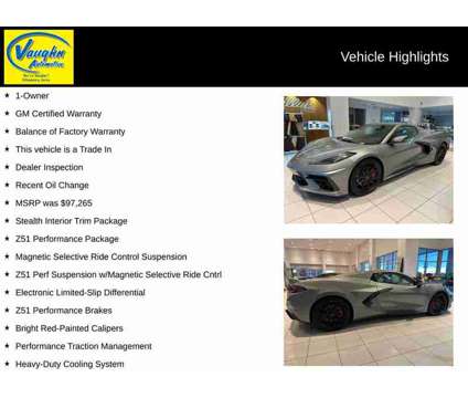 2023 Chevrolet Corvette Stingray 3LT is a Grey 2023 Chevrolet Corvette Stingray Convertible in Ottumwa IA