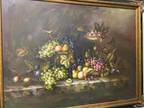 Vintage Oil Fruit Painting