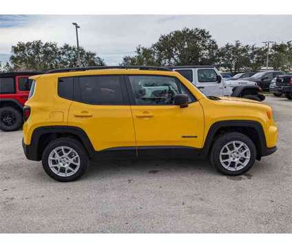 2023 Jeep Renegade Latitude is a Yellow 2023 Jeep Renegade Latitude SUV in Naples FL
