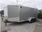 2023 Canadian Trailer Company 7x14 V Nose Cargo Trailer Steel