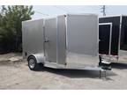 2023 Canadian Trailer Company 6x10 V-Nose Cargo Trailer Aluminum Single Axle