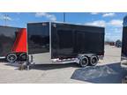 2024 Canadian Trailer Company 7x14 V Nose Cargo Trailer Aluminum Tandem Axle