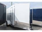 2024 Canadian Trailer Company 7x14 V Nose Cargo Trailer Aluminum Tandem Axle