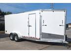 2024 Canadian Trailer Company 7x18 V-Nose Cargo Trailer Aluminum Tandem Axle