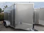 2024 Canadian Trailer Company 7x12 V-Nose Cargo Trailer Aluminum Tandem Axle