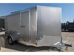 2024 Canadian Trailer Company 7x12 V-Nose Cargo Trailer Aluminum Single Axle