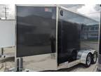 2024 Canadian Trailer Company 7x14 V Nose Cargo Trailer Aluminum Tandem Axle