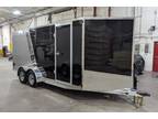 2024 Canadian Trailer Company 7x16 V-Nose Cargo Trailer Aluminum Tandem Axle