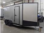 2024 Canadian Trailer Company 7x14 V Nose Cargo Trailer Aluminum Tandem Axle