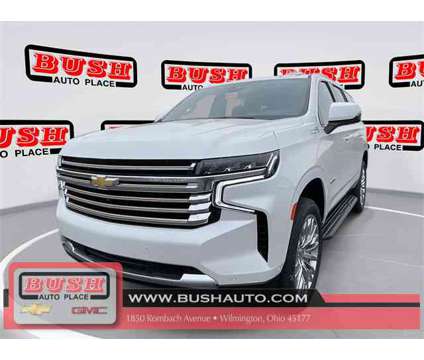 2023 Chevrolet Tahoe High Country is a White 2023 Chevrolet Tahoe 1500 4dr SUV in Wilmington OH