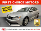 2015 Volkswagen Jetta Trendline ~Manual, Fully Certified with Warranty!!