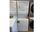 GE - Electric Stacked Laundry Center with Washer and Dryer ENERGY STAR