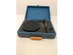 Crosley Portable 3-Speed Vinyl Player Turntable Blue With Speakers