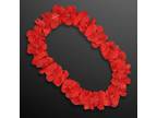 Hawaiian Flower Lei Necklace Red