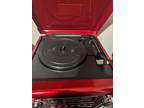 Victrola V50-200-RED Haley Bluetooth Record Player Center with Built-in Speakers