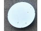 Vintage Mid Century 24" Round Bathroom Vanity Frameless Beveled Wall Mirror