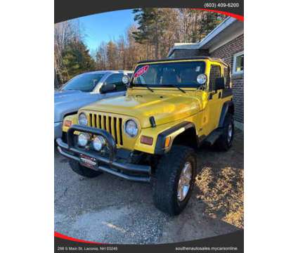 2001 Jeep Wrangler for sale is a 2001 Jeep Wrangler Car for Sale in Laconia NH