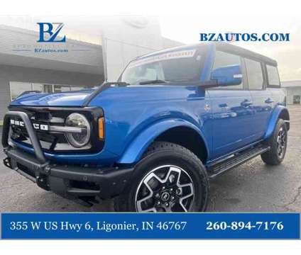 2023 Ford Bronco is a Blue 2023 Ford Bronco SUV in Ligonier IN