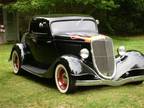 1934 Ford Coupe 350 Flames