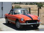 1980 MG MGB Convertible Manual with overdrive