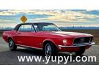 1968 Ford Mustang Base Coupe 3.3L 200cid 6 Cyl