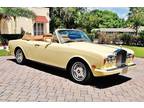 1982 Rolls Royce Corniche Convertible 4.75L